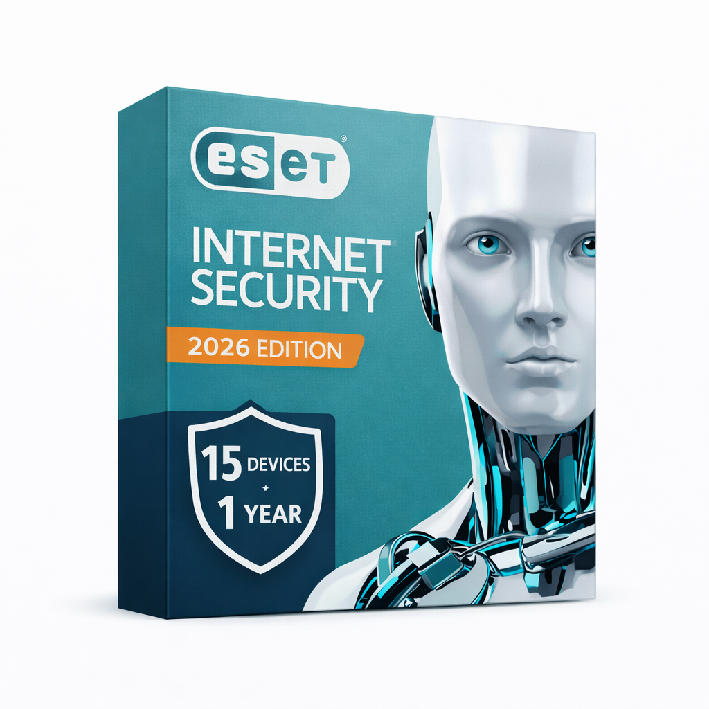 Eset Internet Security 2026 - 1 Years 15 Devices - Original Global Activation Key 24 h Delivery